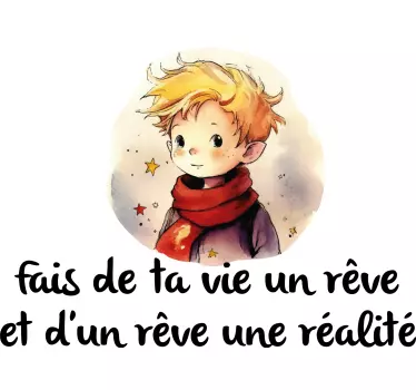Sticker Maison Citation Petit Enfant - TenStickers