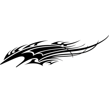 Sticker voiture aile de dragon rapide grande taille - TenStickers