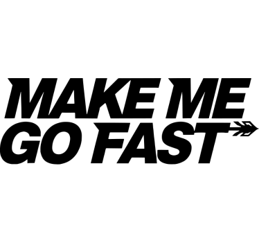 Sticker voiture faites-moi aller vite - TenStickers