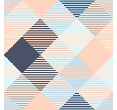 Sticker meuble geométrique carrés pastels - TenStickers