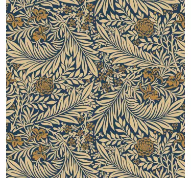 Adhésif meuble vintage floral - TenStickers