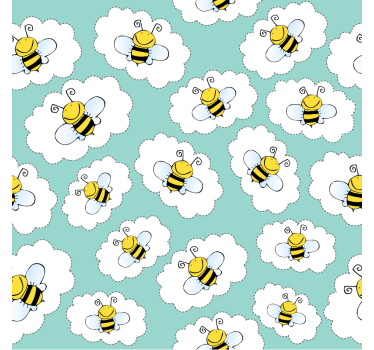 Sticker Pour Meuble Dessins d'abeilles - TenStickers