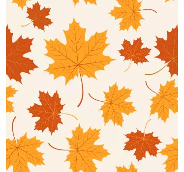 Adhésif meuble motif feuilles d'automne - TenStickers