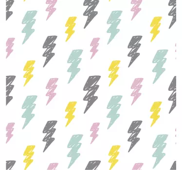 Sticker pour meuble motif éclairs - TenStickers