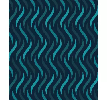 Sticker Pour Meuble Motifs Ondulés - TenStickers