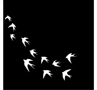 Sticker Oiseau Motifs Oiseaux - TenStickers