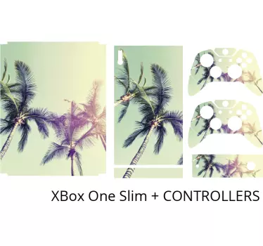 Sticker Photo XBOX Palmiers - TenStickers