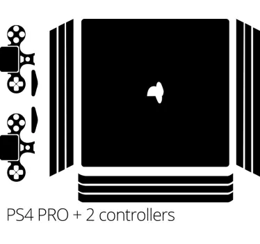 Autocollant PS4 couleur unie - TenStickers