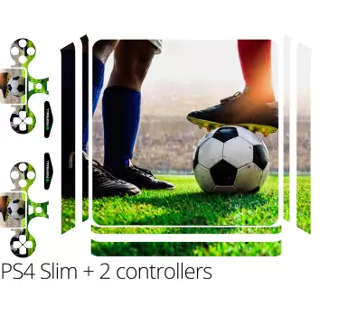 Autocollant PS4 stade de foot - TenStickers