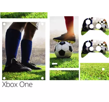 Sticker xbox coup de pied au soccer - TenStickers