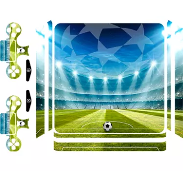 Autocollant PS4 champions stade de football - TenStickers