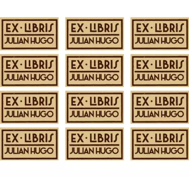 Livre stickers étiquettes littérature adhesif deco - TenStickers