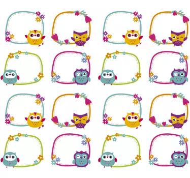 Sticker Enfant étiquettes pour livres scolaires - TenStickers