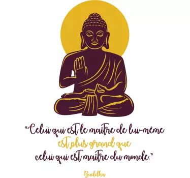 Sticker Maison maître de lui-même - TenStickers