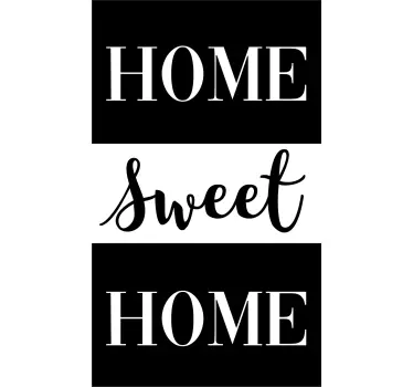 autocollant de fenêtre maison douce maison - TenStickers