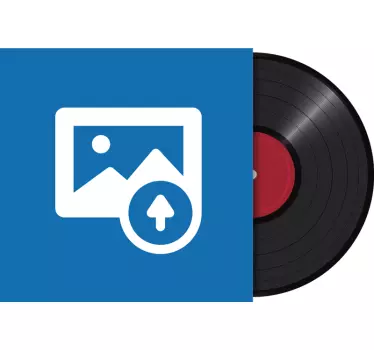 Lp sticker personnalisé rock adhesif - TenStickers