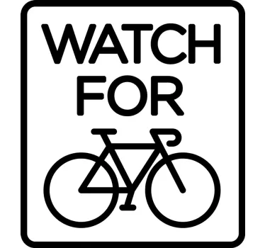 Autocollant de voiture pour cycliste - TenStickers