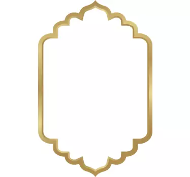 Sticker miroir cadre marocain - TenStickers