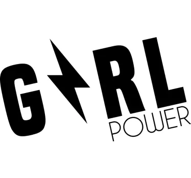 Autocollant de motivation féministe pour le pouvoir des filles - TenStickers