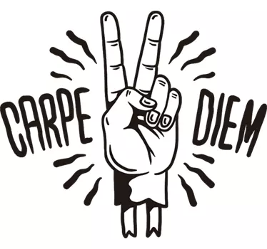 Sticker de Motivation carpe diem - TenStickers