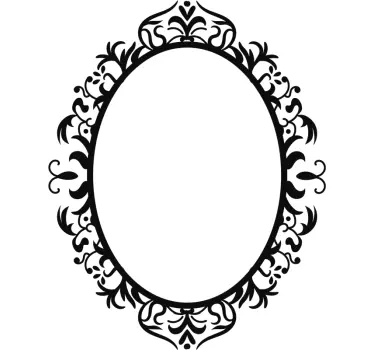 Sticker miroir bord décoratif - TenStickers
