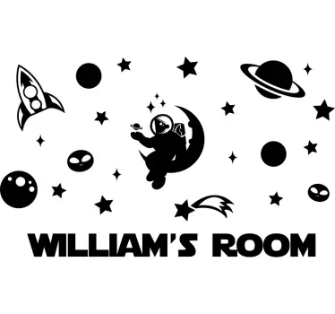 Autocollant d'espace personnalisable - TenStickers
