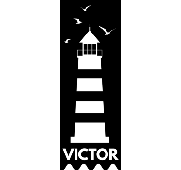 sticker de fenêtre de phare - TenStickers