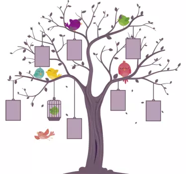 Sticker enfant arbre enfant sticker personnalisable - TenStickers