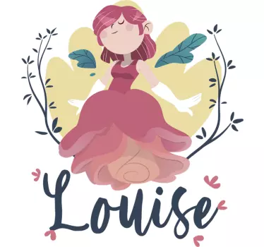 Décor fantaisie fleur et fée - TenStickers