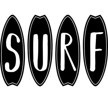 Sticker surf surfboards - TenStickers