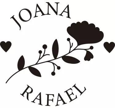 Autocollant de autocollant de mariage - TenStickers