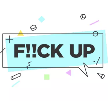 Sticker texte Échec assurÉ - TenStickers