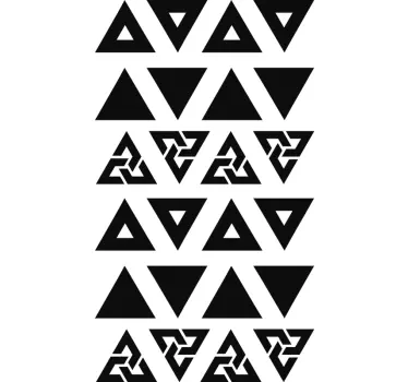 adhesif triangle moderne - TenStickers