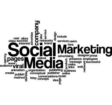 Sticker texte concepts marketing - TenStickers