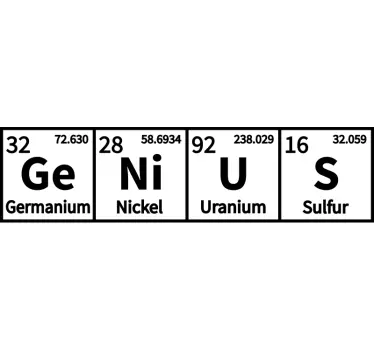 adhesif deco science génie chimique - TenStickers