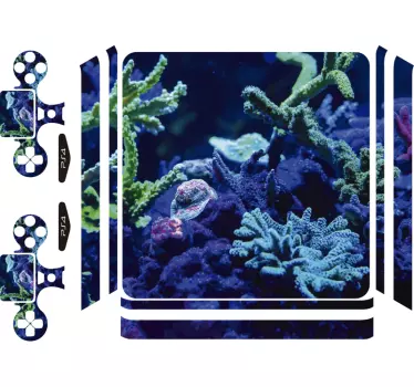 Autocollant ps4 ps4 océan profond - TenStickers
