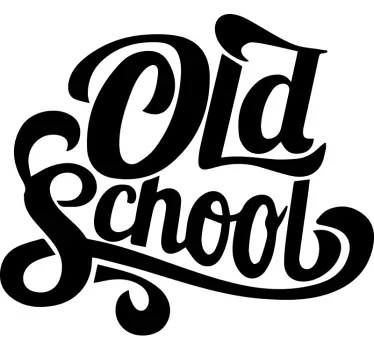 Sticker Old School - TenStickers