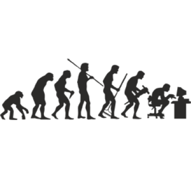 Sticker évolution homme - TenStickers