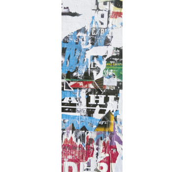 Sticker pour frigo effet affiches déchirées - TenStickers