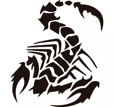 Sticker voiture scorpion - TenStickers