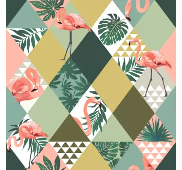 Adhésif meuble de jungle tropicale - TenStickers