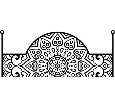Sticker pour Tête de lit Motif oriental - TenStickers