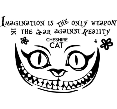 Sticker Mural Citation L'imagination est la seule arme - TenStickers