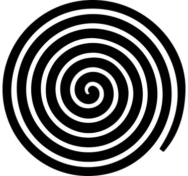 Sticker mural Spirale abstraite - TenStickers