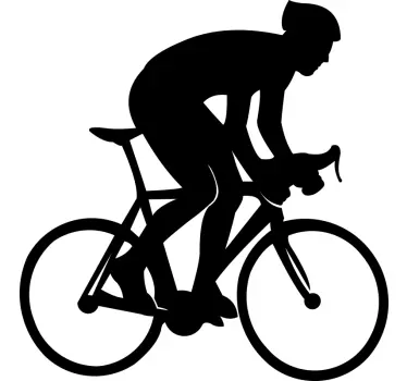 Sticker mural Vélo Cycliste - TenStickers
