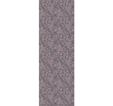 Sticker pour Frigo motif paisley abstrait - TenStickers