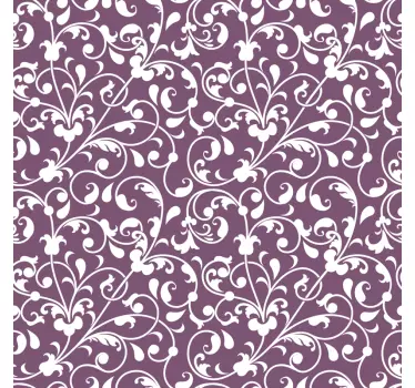 Sticker déco meuble Feuilles ornementales paisley - TenStickers
