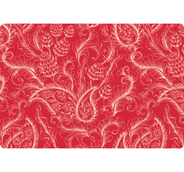 Sticker pc Paisley rouge - TenStickers