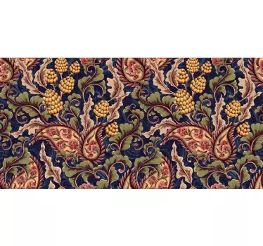 Autocollant meuble Feuilles style paisley - TenStickers