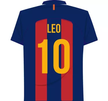 Sticker Maillot de foot personnalisable - TenStickers